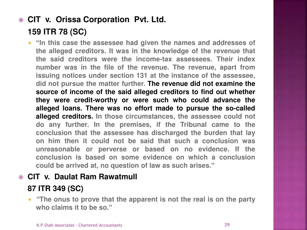 cit v orissa corporation