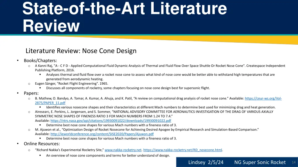 state of the art literature review 3