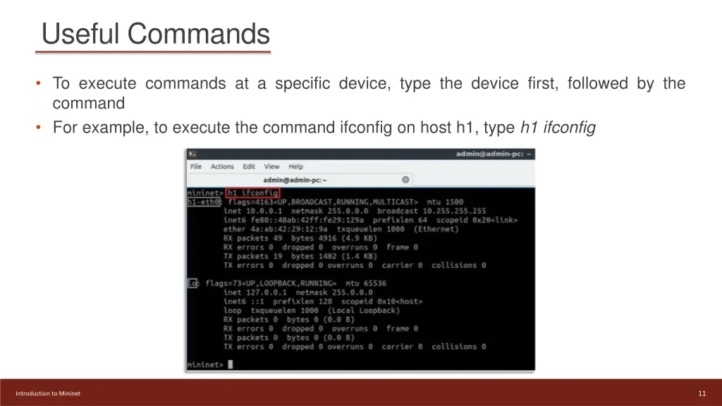 useful commands 1