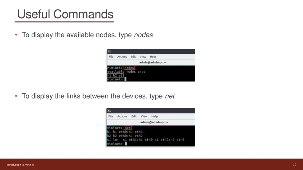 useful commands
