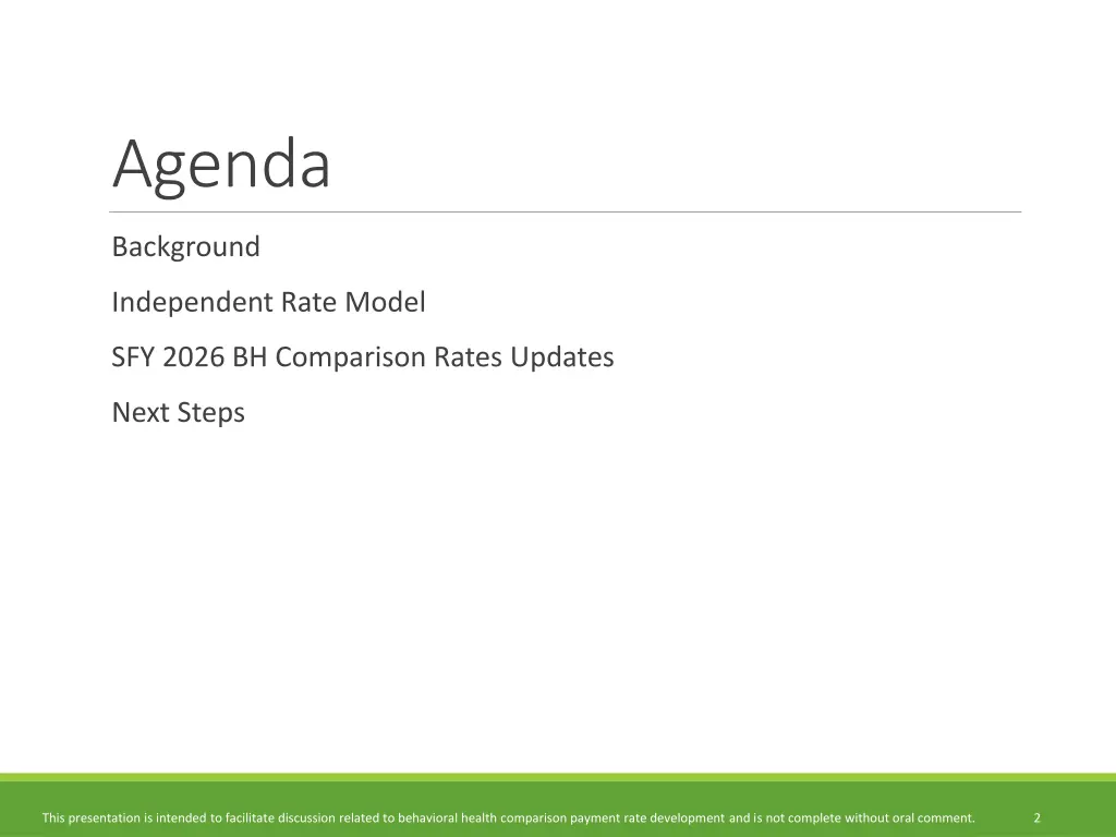 agenda