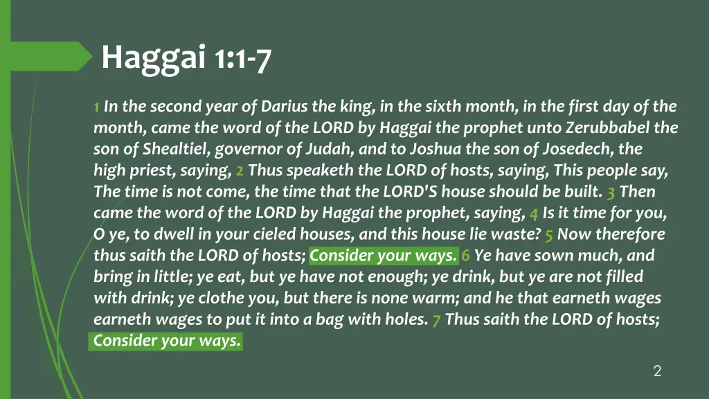 haggai 1 1 7