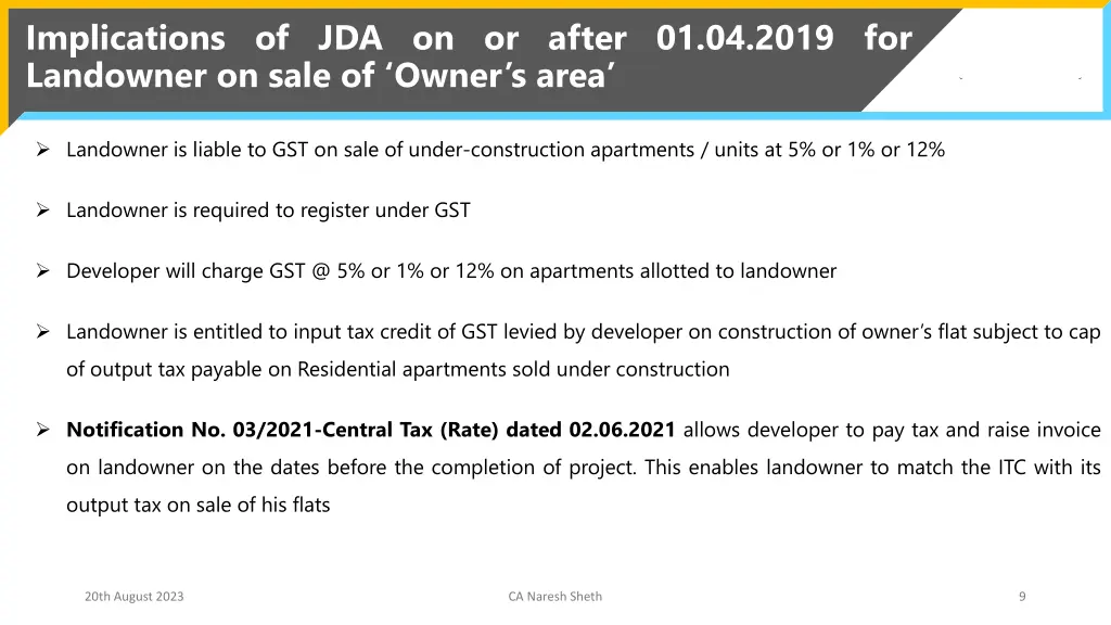 implications of jda on or after 01 04 2019 1