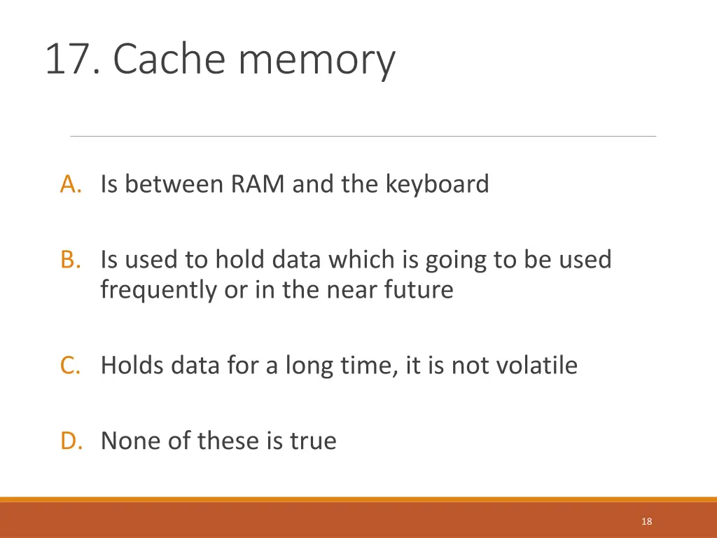 17 cache memory