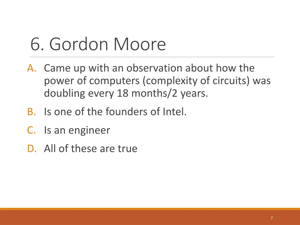 6 gordon moore