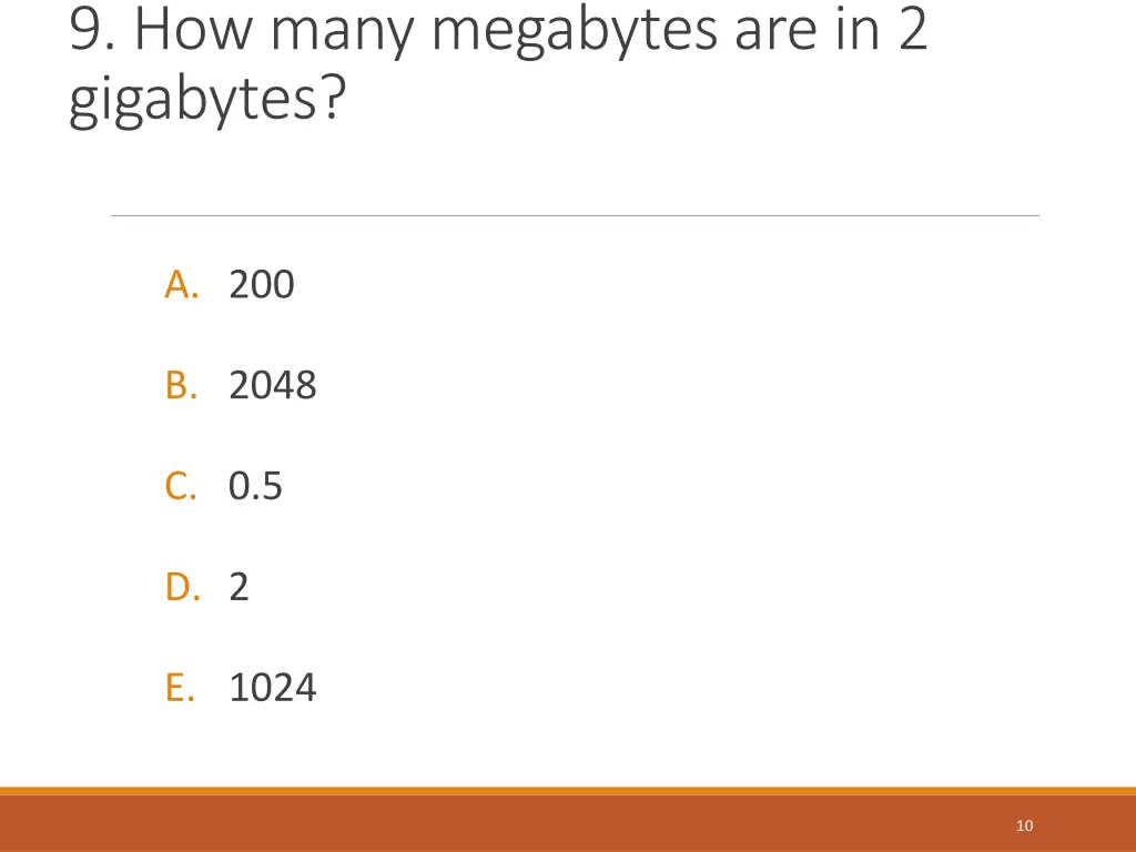 9 how many megabytes are in 2 gigabytes