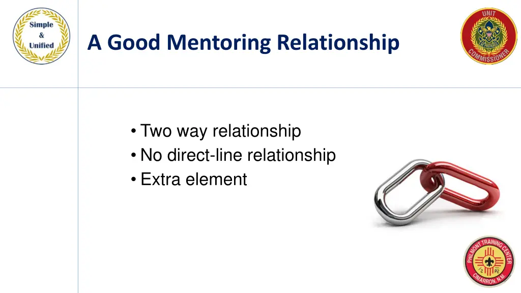 a good mentoring relationship