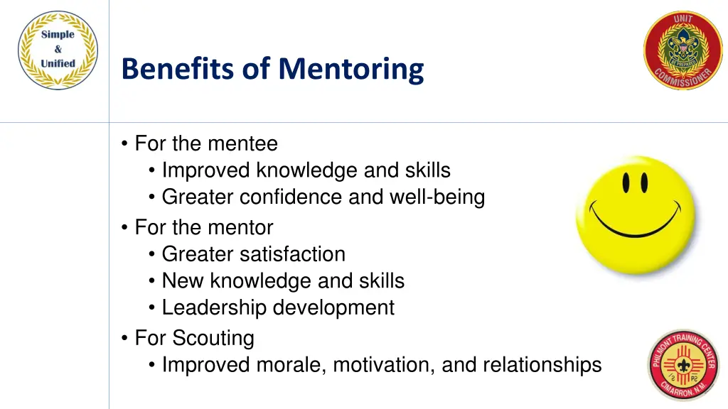 benefits of mentoring