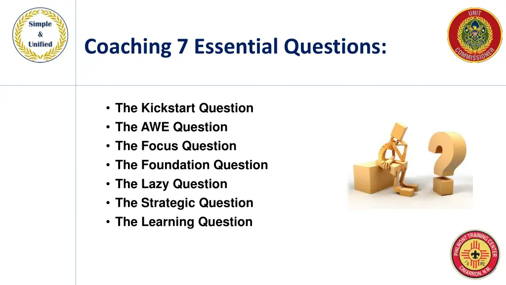coaching 7 essential questions