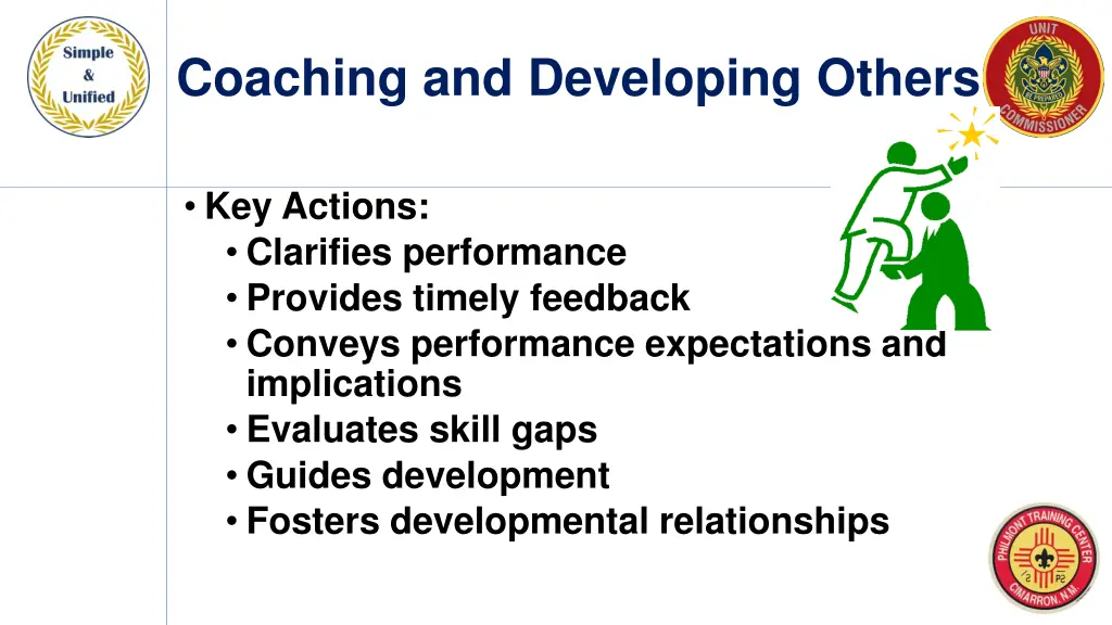 coaching and developing others