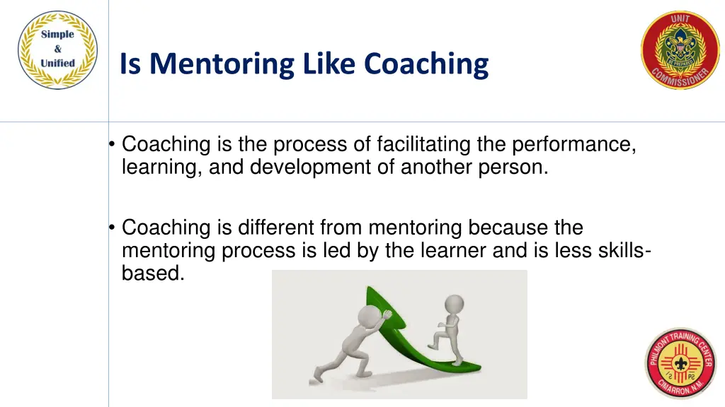 is mentoring like coaching 1