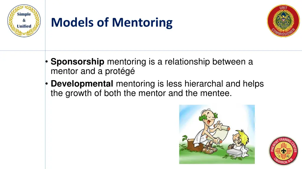 models of mentoring