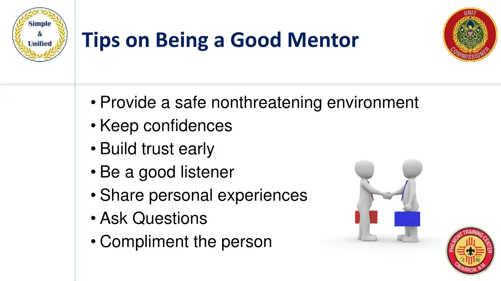 tips on being a good mentor