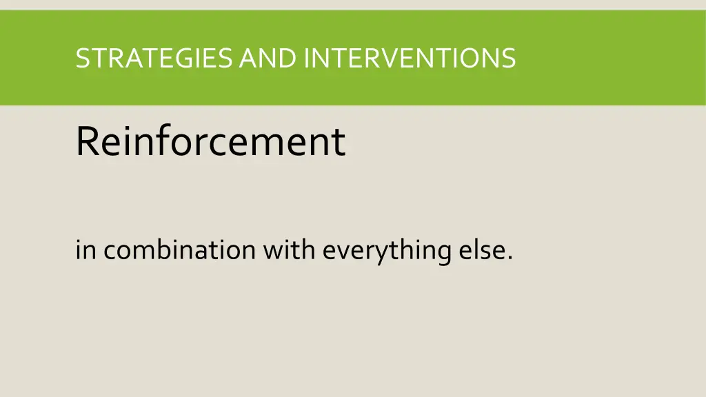 strategies and interventions