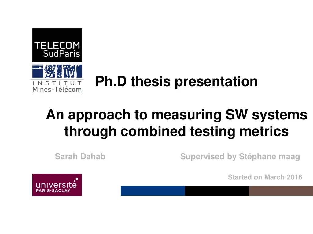 ph d thesis presentation