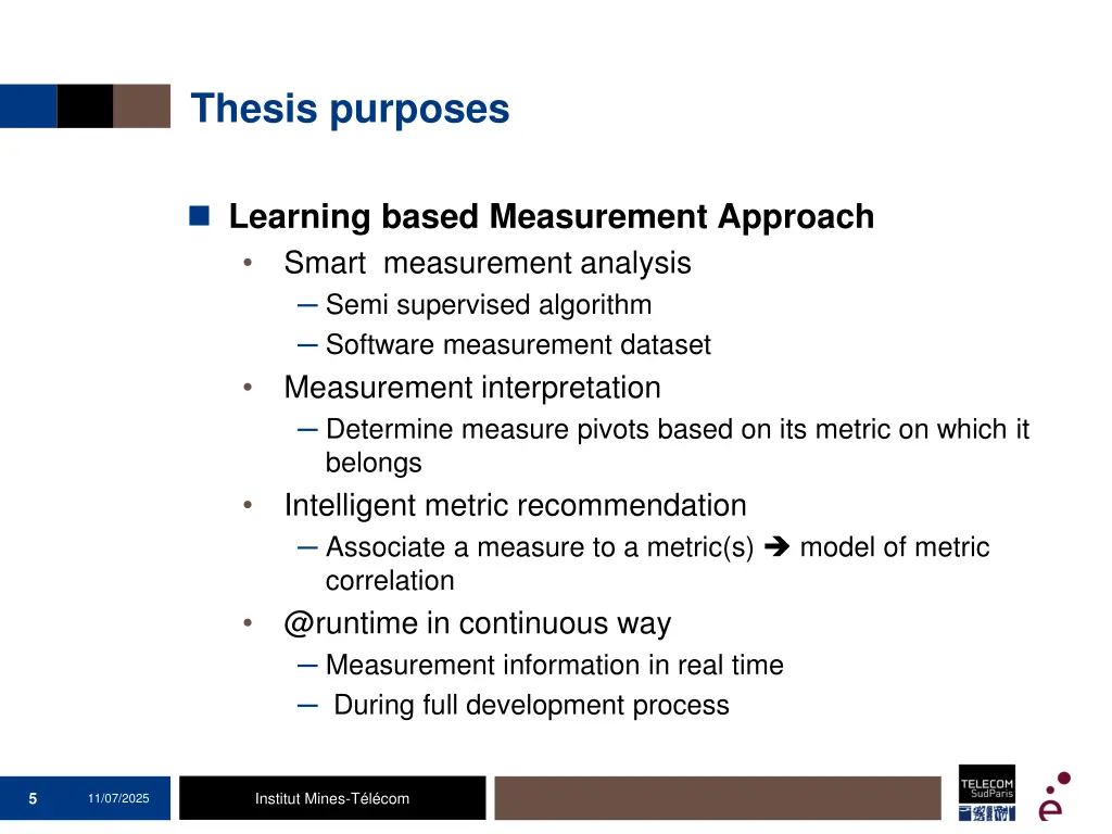 thesis purposes