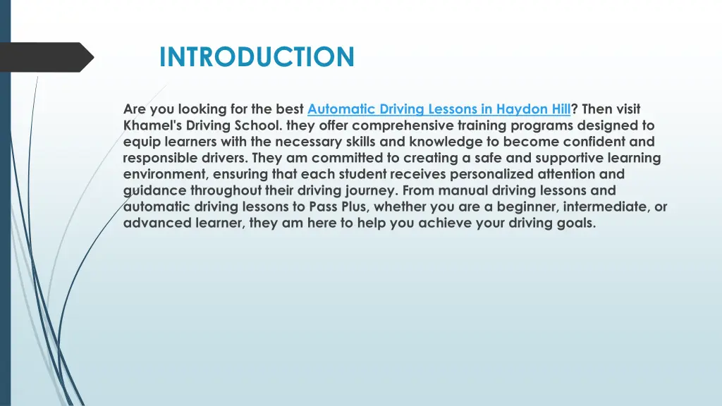introduction