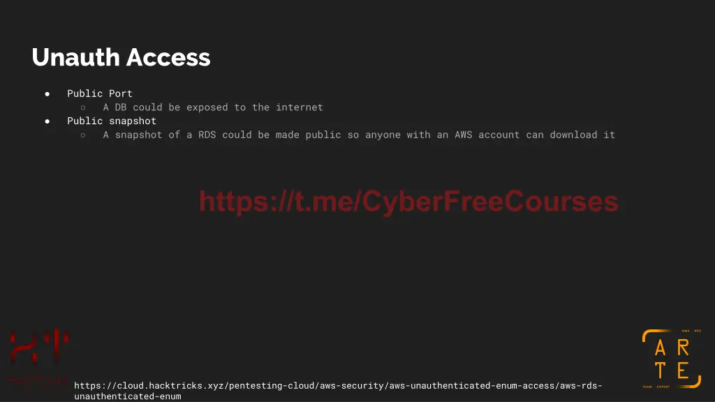 unauth access