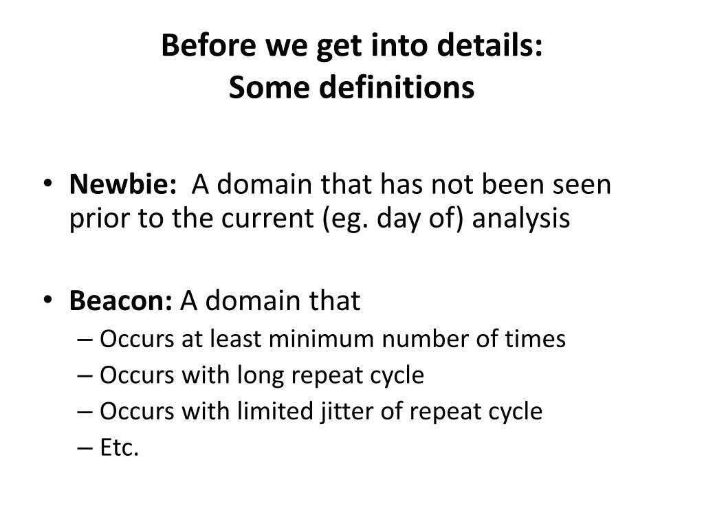 before we get into details some definitions