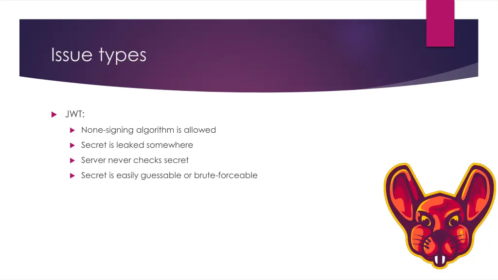 issue types 2