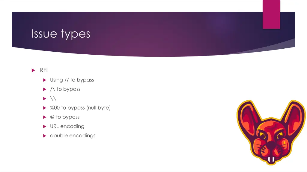 issue types 7