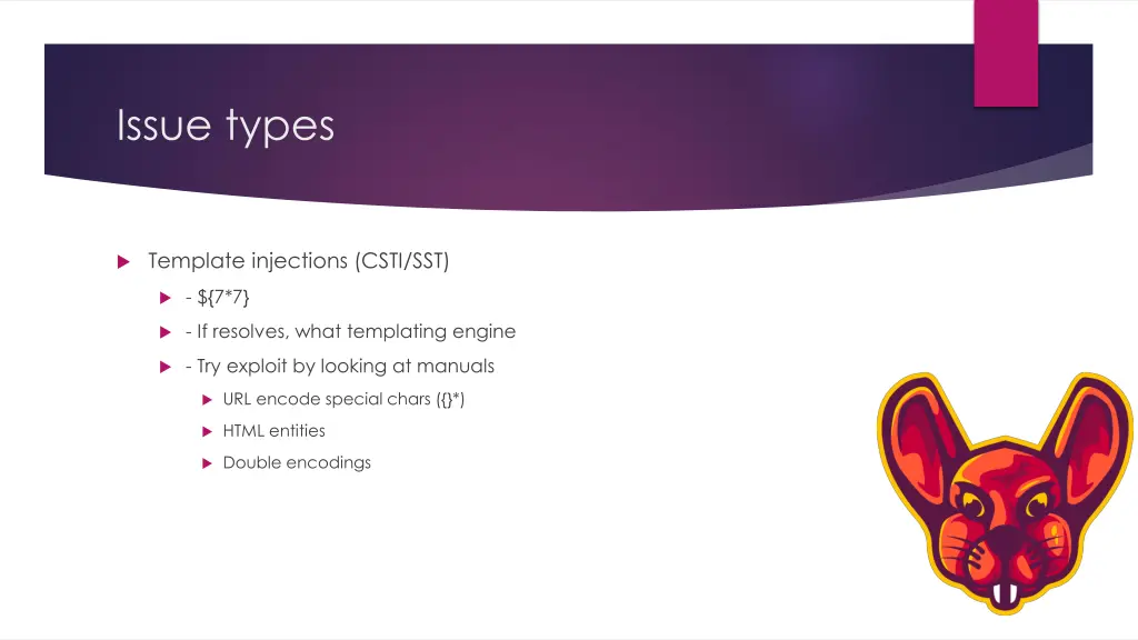 issue types 9