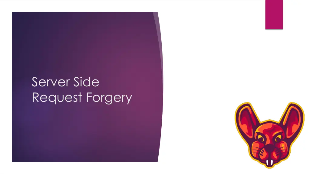 server side request forgery