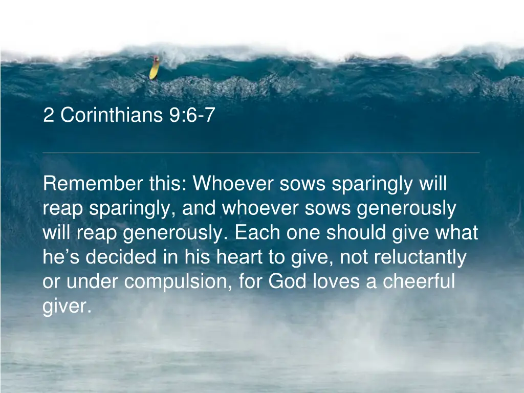 2 corinthians 9 6 7
