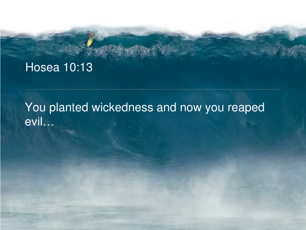 hosea 10 13