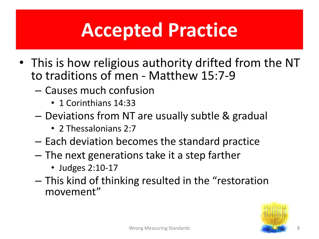 accepted practice