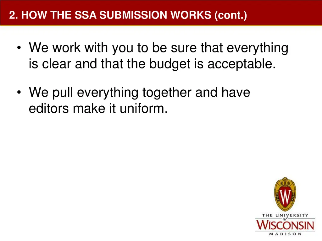 2 how the ssa submission works cont