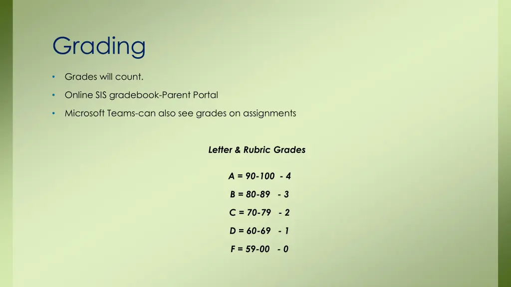grading