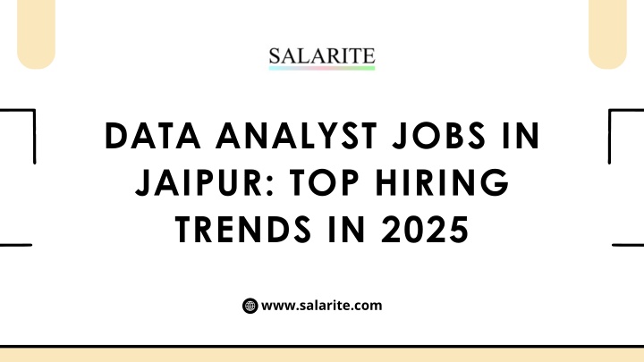 data analyst jobs in jaipur top hiring trends
