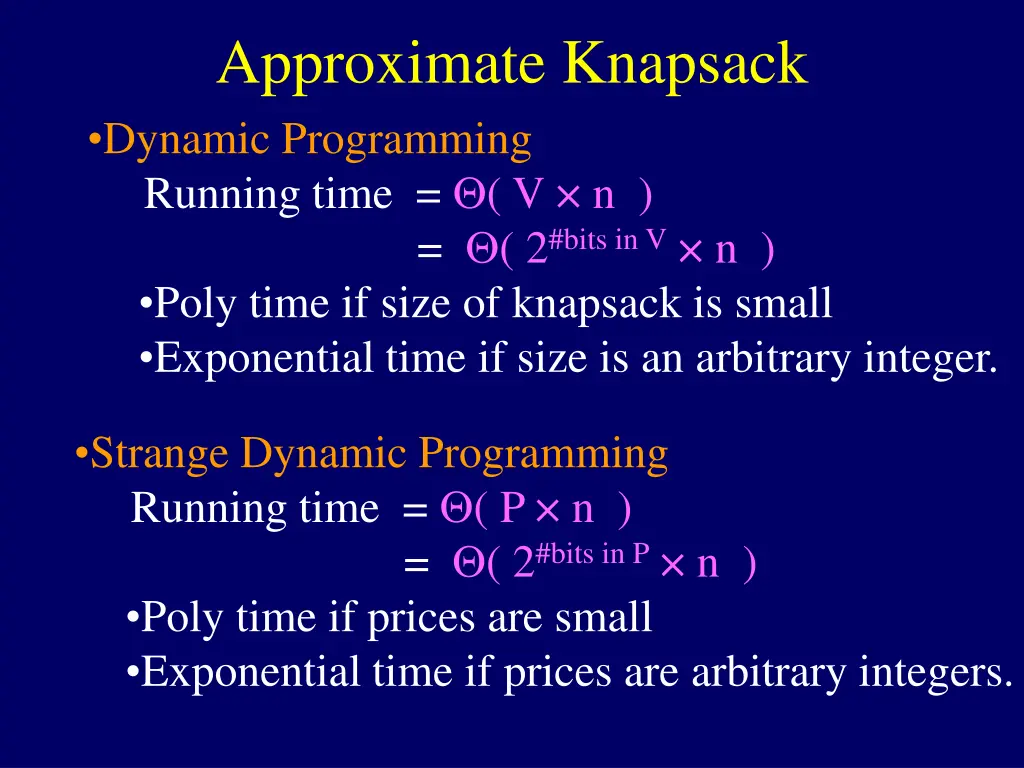 approximate knapsack 11