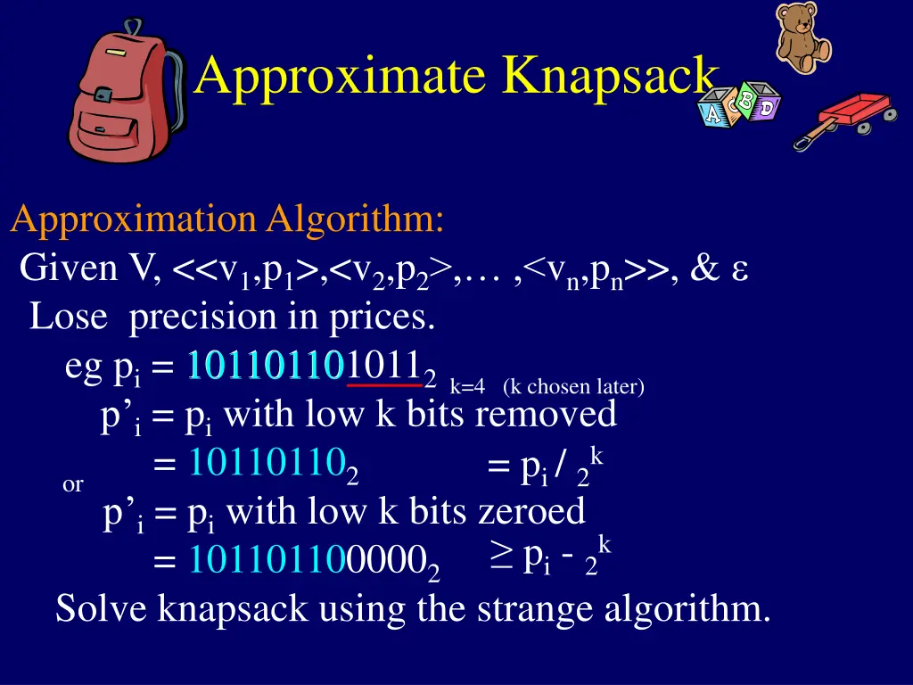 approximate knapsack 12