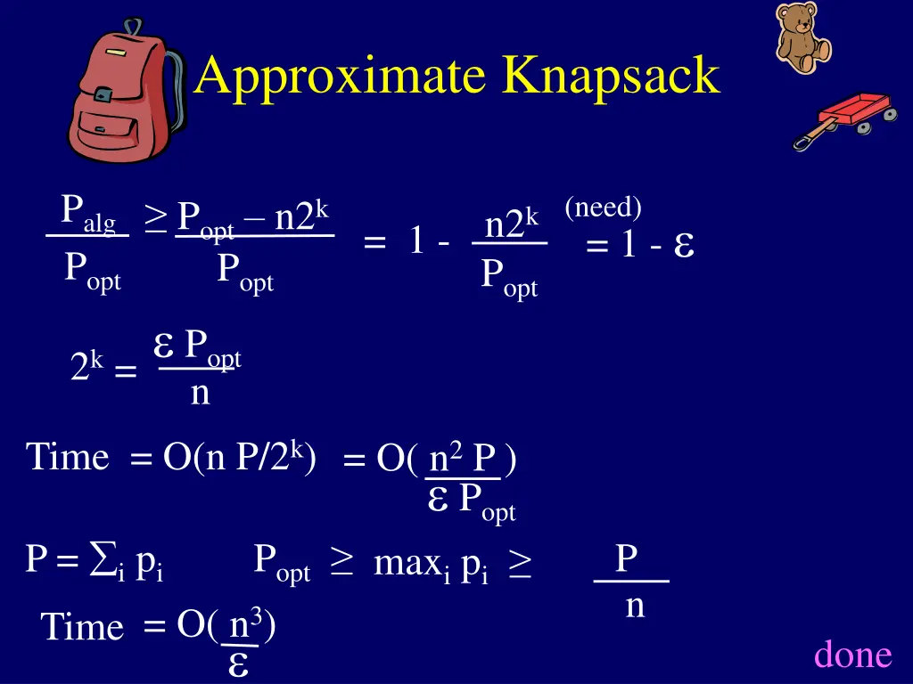 approximate knapsack 16