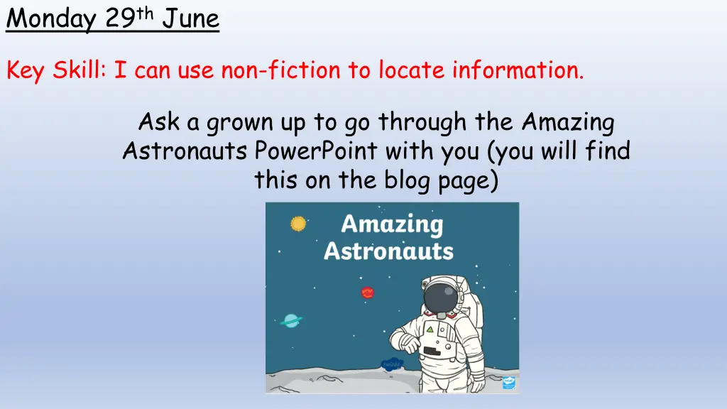 monday 29 th june
