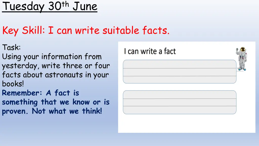tuesday 30 th june 1