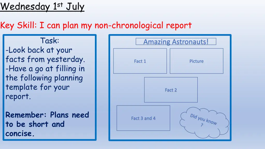 wednesday 1 st july 1