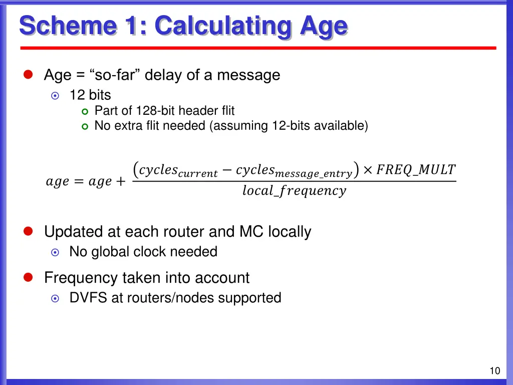 scheme 1 calculating age