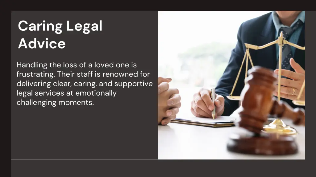 caring legal advice