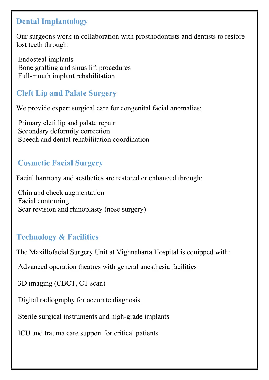 dental implantology