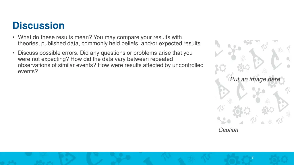 discussion what do these results mean