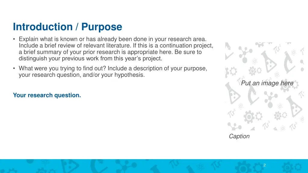 introduction purpose explain what is known