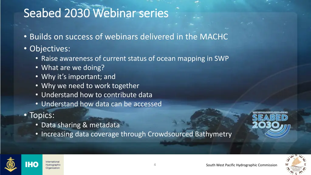 seabed 2030 webinar series seabed 2030 webinar