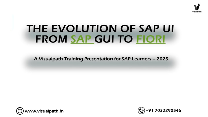 the evolution of sap ui from sap gui to fiori