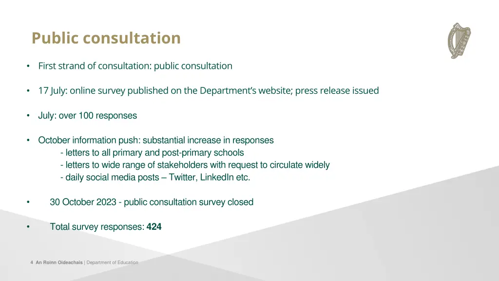 public consultation
