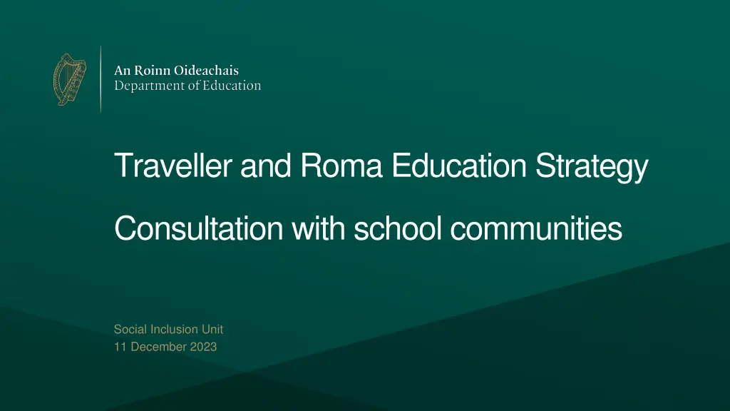 traveller and roma education strategy