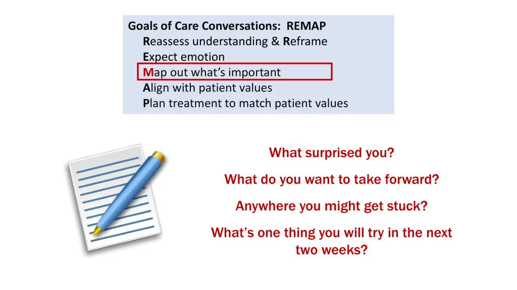 goals of care conversations remap r eassess