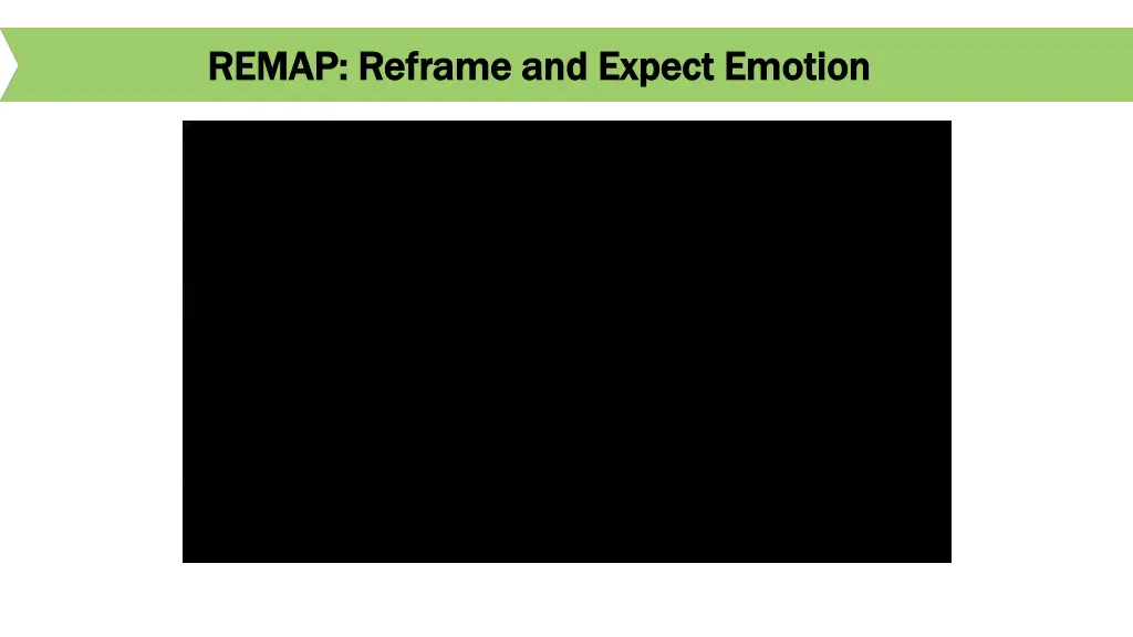 remap reframe and expect emotion remap reframe